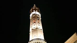 Lecco, una nuova illuminazione per il campanile della Basilica