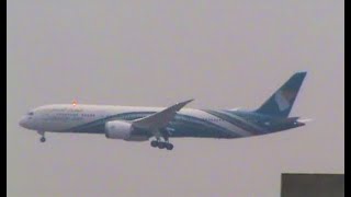 Oman Air 787 Dreamliner approach to Dhaka. #shorts