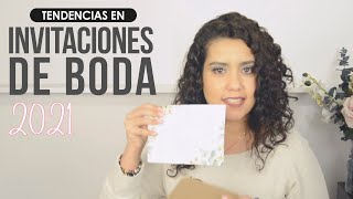 Tendencias en Invitaciones de Boda 2021