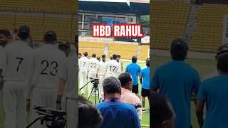 Fans wishing Rahul HBD after the match in Duleeep Trophy l Rahul birthday#klrahul #cricket #shorts