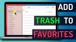 How to Add Trash to Favorites on Mac? Try this…