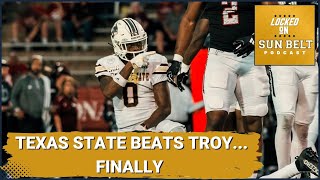 Texas State Finally Beats Troy