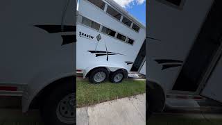 Insane Horse Trailer Deep Clean! Aluminum Brightner #transformation #detailing #horses #satisfying