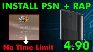 How to Install PSN Game and Rap PS3 4.90