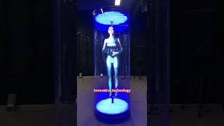 The Future is Now: Holographic Avatar Takes Tech Showcases to the Next Level #3d #ledfan