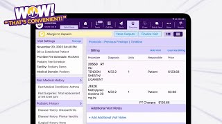 Suggested billing and coding for Podiatry