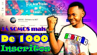 Mais de 1000 INSCRITOS em 1Ano de canal - AGRADECIMENTOS A TODOS