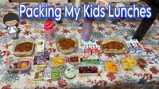 Mom Morning Routine Of Packing My Kids Lunches