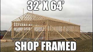 New Shop Build 32’ x 64’ Framed