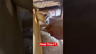 Cool plumbing tool. Rambit. #diy #youtubeshorts #diyshorts