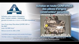 Moteur Jeep Cherokee 2.8 CRD 163 cv ENR