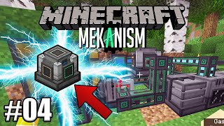 INSANE POWER!  GAS-BURNING GENERATOR!  Surviving with Mekanism Minecraft 1.16