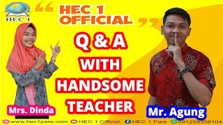 Q & A With Handsome Teacher Kampung Inggris HEC 1