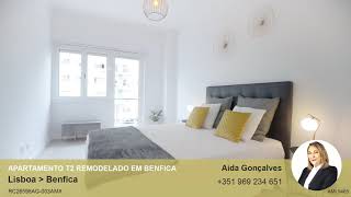 APARTAMENTO T2 REMODELADO EM BENFICA | VENDA 289 900 €