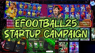 efootball25 startup campaign | free pack opening | Messi best training guide #efootball25  #messi