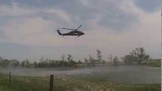 Black Forest Fire 2013 - Blackhawk Firefighting Helicopter