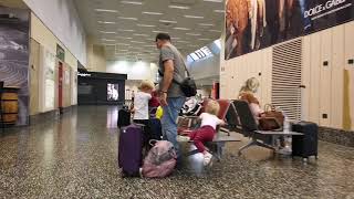 Travel during pandemic Milan Madrid Mexico DF empty airports