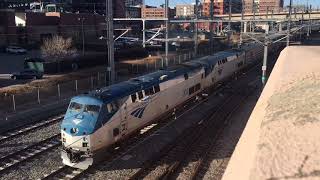 Amtrak #5 California Zephyr Wakes up Denver on a Sunday morning