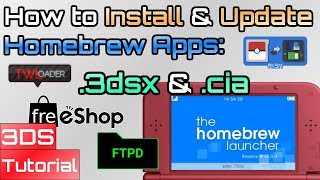 How to Install & Update - .cia or .3dsx Homebrew Apps Manually - Whats the Difference Between Them?