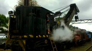 SOUTH AFRICAN RAILWAYS THF STEAM CRANE NO. 184.