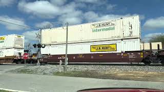 CSX NB IO26-28 two lead unit 804-99 DPU 3090 on the Henderson sub. Greenbrier,Tn 03/19/33