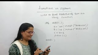 Function in Python| LIVE Class 10|#zeenathasanacademy