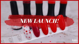 NEW KIKI LONDON GEL POLISH COLLECTION & GEL TOP COAT! | Valentine Red Nail Haul!