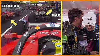 Max Verstappen was the first driver to Congratulate Charles Leclerc after winning MonzaGP 2024