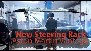 Will we get redemption? Replacing the Power Steering Rack on our crashed Aston Martin V8 Vantage GT!