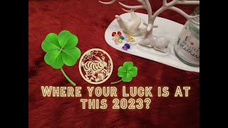 Pick A Card: Where your luck is at this 2023🍀🌈🦄⭐🎉🍀(Lucky numbers, Days, Months +Crystals)