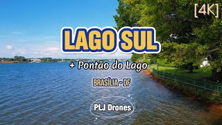 095 - 4K - Drone - Lago Sul - Pontão do Lago - Brasília #dji #lagoparanoa #lagosul ​⁠#brasilia #df