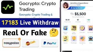 GoCrypto app kya hai | GoCrypto Withdrawal | GoCrypto Real or Fake | GoCrypto Crypto Trading app