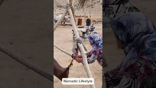 Iranian nomadic life: traditional methods of butter and buttermilk production by churning