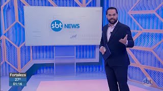 Escalada e trecho inicial do "SBT News na TV" de 11/03/2024 em novo cenário