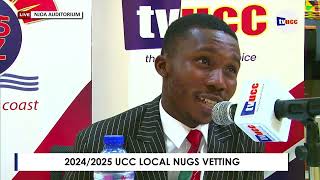 TVUCC LIVE STREAMING: 2024/2025 UCC LOCAL NUGS VETTING