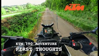 KTM 790 Adventure 2023 - First Thoughts