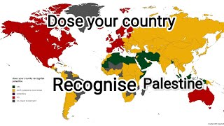 Dose your country recognise Palestine