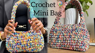 Crochet Easy and Fast Mini Bag Tutorial