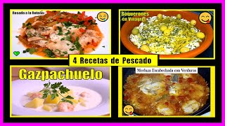 ✅ 4 Recetas con Pescado Deliciosas y Originales que No te Puedes Perder 😋👍