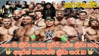 wwe ක්‍රීඩා පිටියේ ධනවත්ම තරු 10|Top 10 richest star in wwe