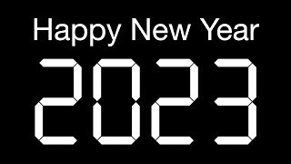 My New Year 2023 Edition (United States Pacific Time Zone)