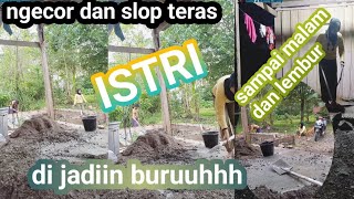 bantuin suami ngecor,istri sekaligus jadi buruh @ratiwarofficial7083