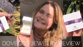 DOVEGGS JEWELLERY REVIEW | WORTH THE MONEY?? GHI MOISSANITE EARRINGS |