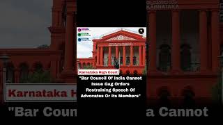 Landmark Judgement Against #barcouncilofindia | Gag #order