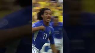 Ronaldinho Brazil vs England World Cup 2002 #shorts