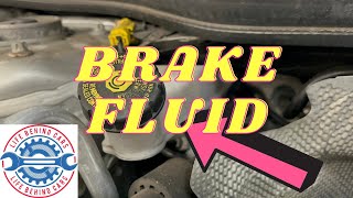 Mercedes A180 2016 Diesel Brake Fluid Reservoir Location