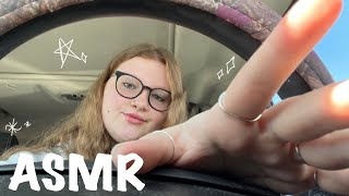 ASMR in the car | lofi tapping and rambles ☼