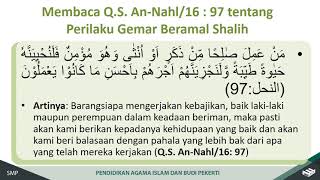 VIDIO Bab 10 Gemar Beramal Shalih dan Berbaik Sangka kepada Sesama - Siti Rochmatin, S.Ag.