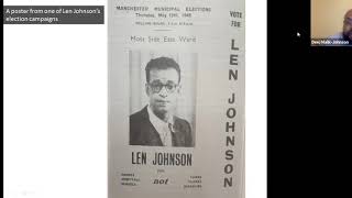 'Len Johnson: Our Champion' - Black History Month online talk by Deej Malik-Johnson 28.10.20