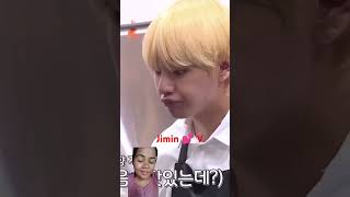 Jimin care' V 💐#bts #nct #nctdream #seventeen #kpop #vmin #btscooking #cutelife #shortvideo #sugmin